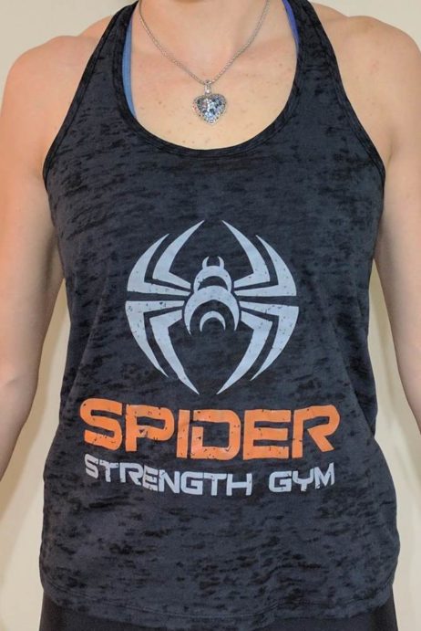 Spider Strength Gym Women's Burnout Racerback Tank
