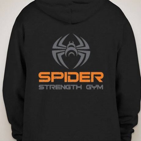 Spider Strength Gym OG Zip Up Hoodie - Image 2