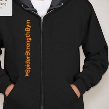 Spider Strength Gym OG Zip Up Hoodie