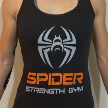 Spider Strength Gym Women's Jersey Racerback Tank