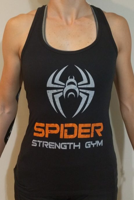Spider Strength Gym Women's Jersey Racerback Tank